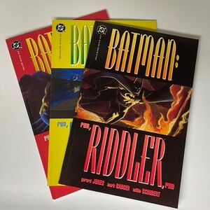 Batman - Run, Riddler, Run #1-3 Complete Full Set DC Comics 1992
